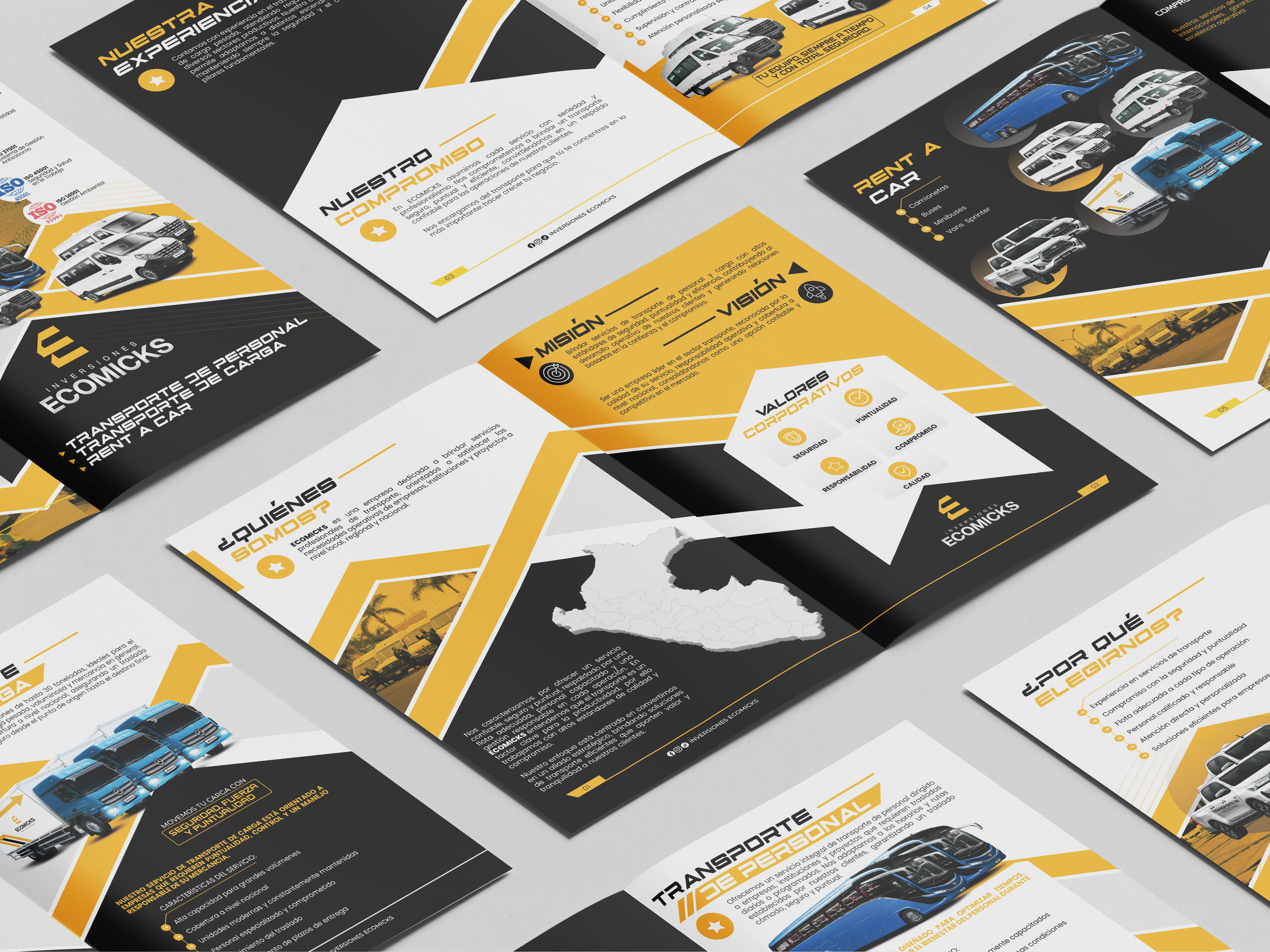 Brochures Apilados